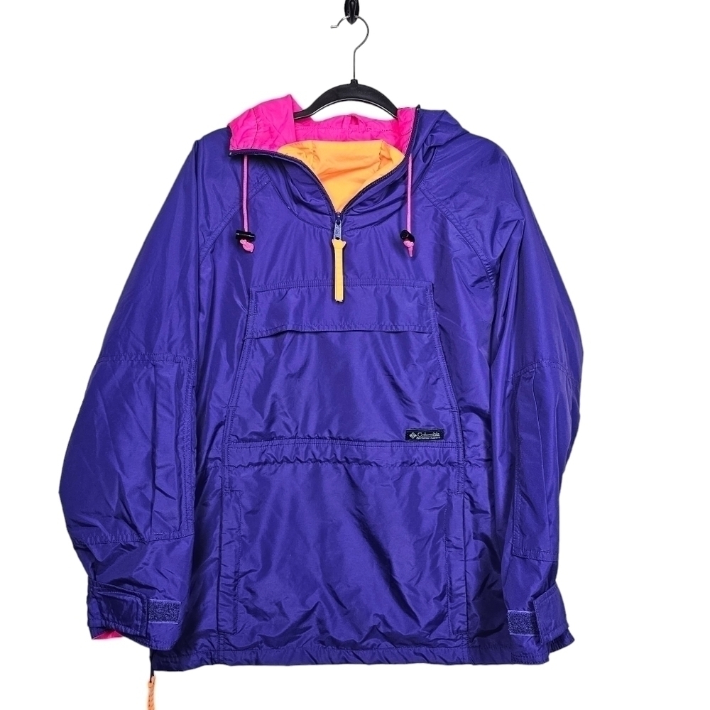 Vintage Columbia Anorak Neon Jacket
